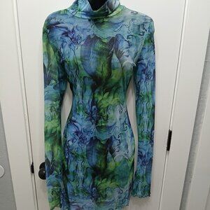 Shein Sheer "Stevie" Dress💚🩵